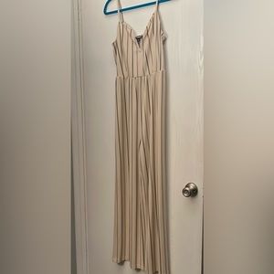 Express pinstripe jumpsuit